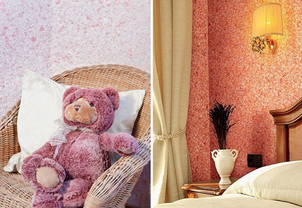 Folyékony tapéta a belső térben: három nyilvánvaló előny