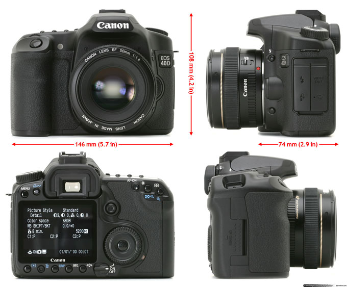 Canon EOS 40D digitális fényképezőgép