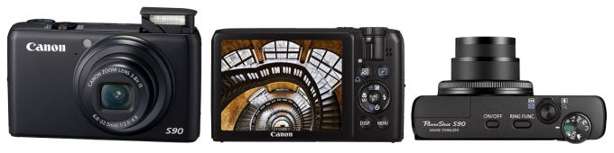 Canon PowerShot S90 digitális fényképezőgép