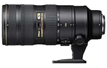 Nikon AF-S NIKKOR 70-200 mm-es f / 2.8G ED VR II teleobjektív